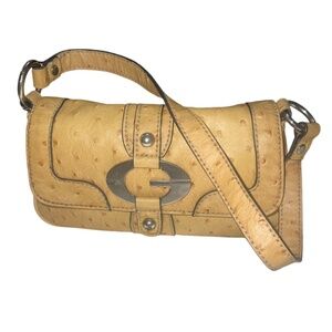Guess handbag Crocodile Tan Small